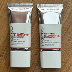 2x Smashbox Photo Finish Illuminate Glow Primer 1oz 30ml